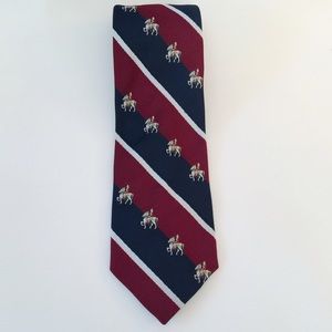 VINTAGE Men’s 80s Power Tie Briar Pride of UK